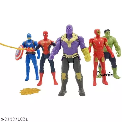 Camin Avengers Superhero Action Figure Toy Set of 5 Superheroes Toys Action Figure Toys of 5 Camin Avengers Superhero Action Figure Toy Set of 5 Superheroes Toys Action Figure Toys of 5