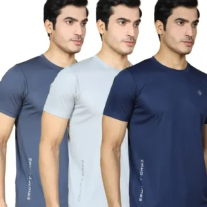 Lycra Blend Men's T Shirts (Pack of 3)