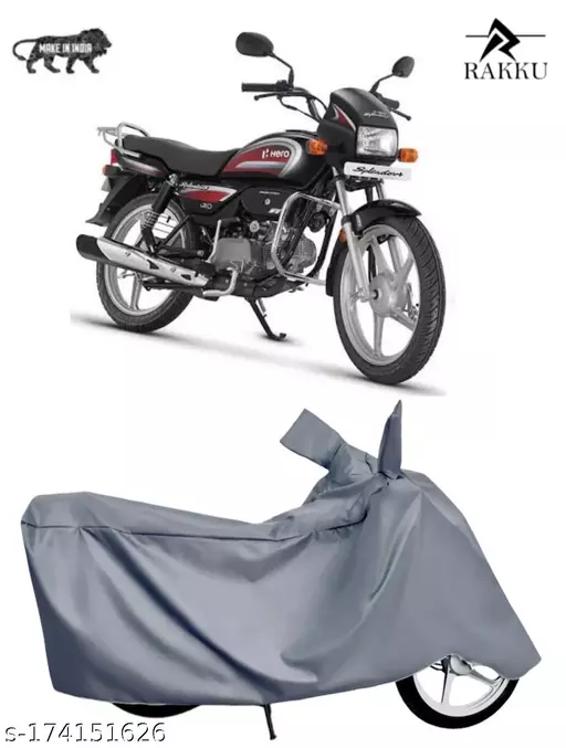 Rakku Presents Hero Splendor Plus Dirt & Dust Proof Bike Scooty Body Cover 100% Waterproof Rakku Presents Hero Splendor Plus Dirt & Dust Proof Bike Scooty Body Cover 100% Waterproof