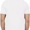 RANK WHITE ROUND NECK PRINTED T-SHIRT FOR MEN