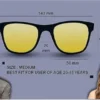Wayfarer yellow safety goggles combo pack of 2