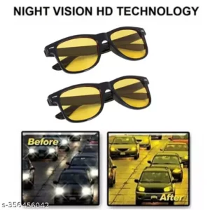 Wayfarer yellow safety goggles combo pack of 2