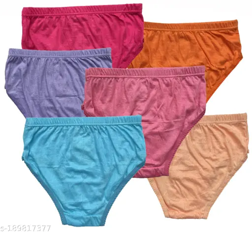 Women's Cotton Mid Waist Comfort Panty Briefs Hipster Innerwear Soft Stretchable Panties Women's Cotton Mid Waist Comfort Panty Briefs Hipster Innerwear Soft Stretchable Panties